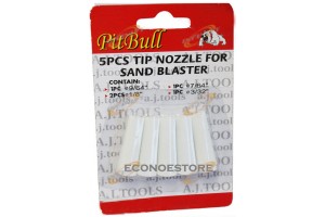 4 Tip Nozzle For Sand Blaster Gun 9/64" 1/8" 7/64" 3/32" 5 pc Each Pack